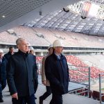 The Mayor of Moscow Inspects the Stadium Luzhniki