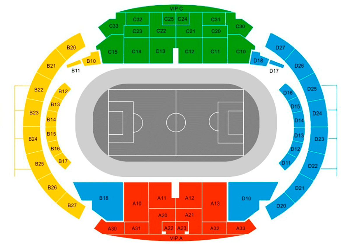 Ekaterinburg Arena - Navigation