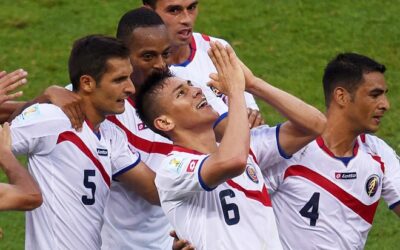 Team Costa Rica soccer players