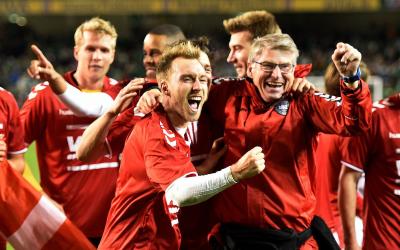 The victory of the national team of Denmark