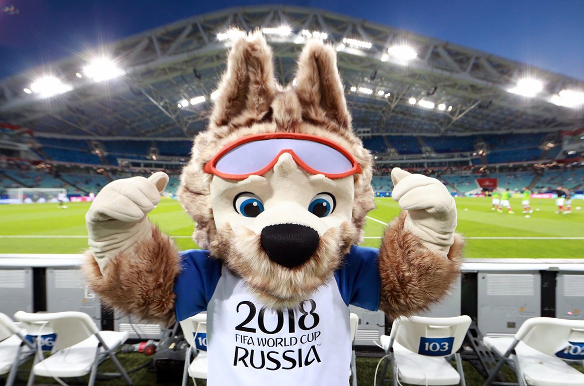 Zabivaka-wolf. WC-2018 Mascot